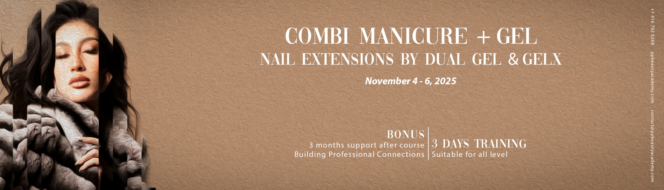 Russian manicure , Builder gel , gel x , dual form training course
