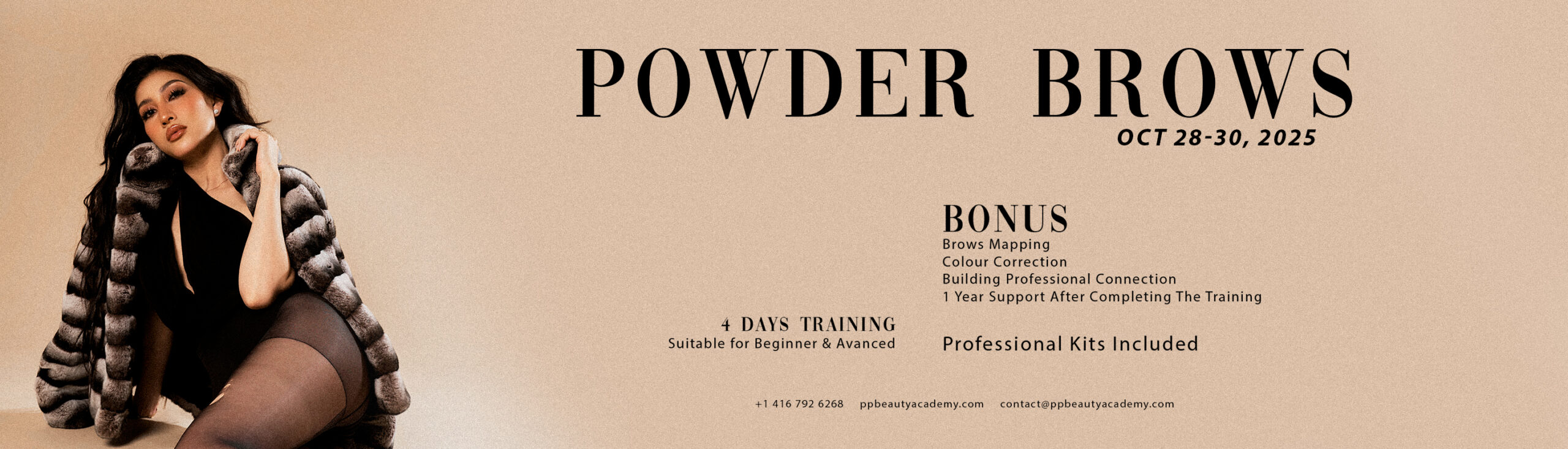 powder brows training course in Toronto